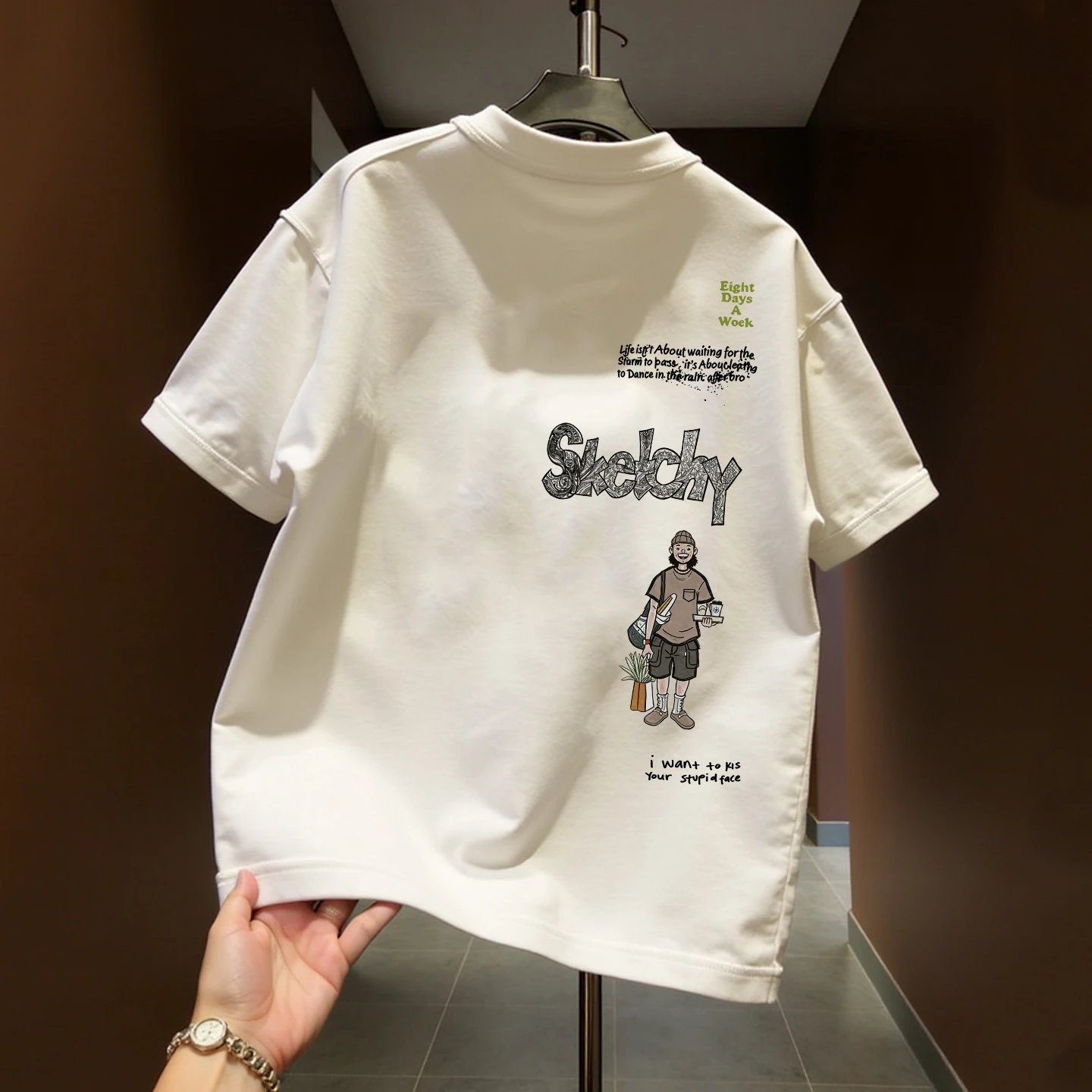 Other Sketchy White Graphic T-Shirt Unisex Streetwear Tee - Buy on Kakobuysheetfind