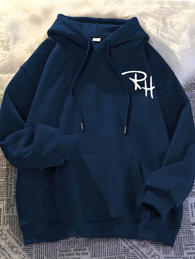 Other RH HoodiesOther Deep Blue Unisex Cotton Hoodie - Buy on Kakobuysheetfind