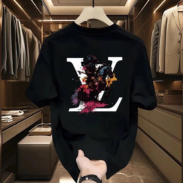 Louis Vuitton Louis Vuitton LV Graffiti Logo Black Cotton T-Shirt - Buy on Kakobuysheetfind