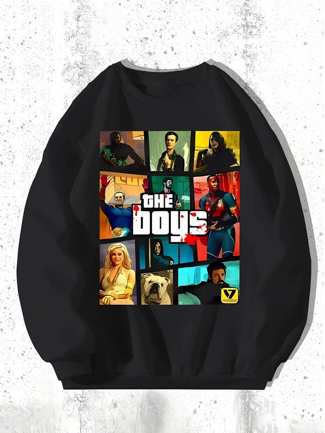 Other The Boys Graphic Sweatshirt Unisex Streetwear Cotton Pullover - Buy on Kakobuysheetfind