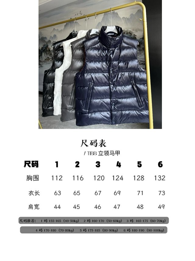 Moncler Moncler Tibb Navy Down Vest Waterproof Goose Jacket - Buy on Kakobuysheetfind