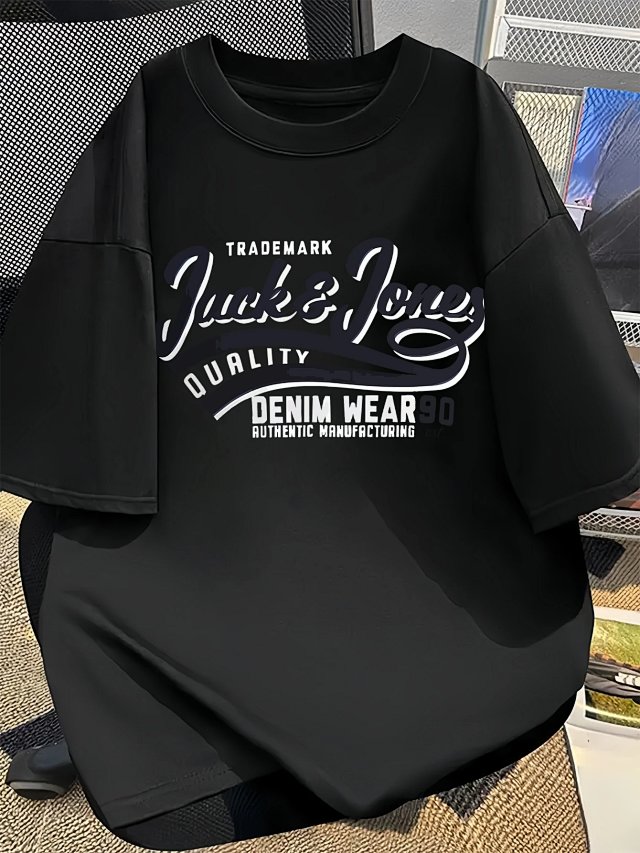 Jack Jones Jack & Jones Black Denim Wear Unisex Loose T-Shirt - Buy on Kakobuysheetfind