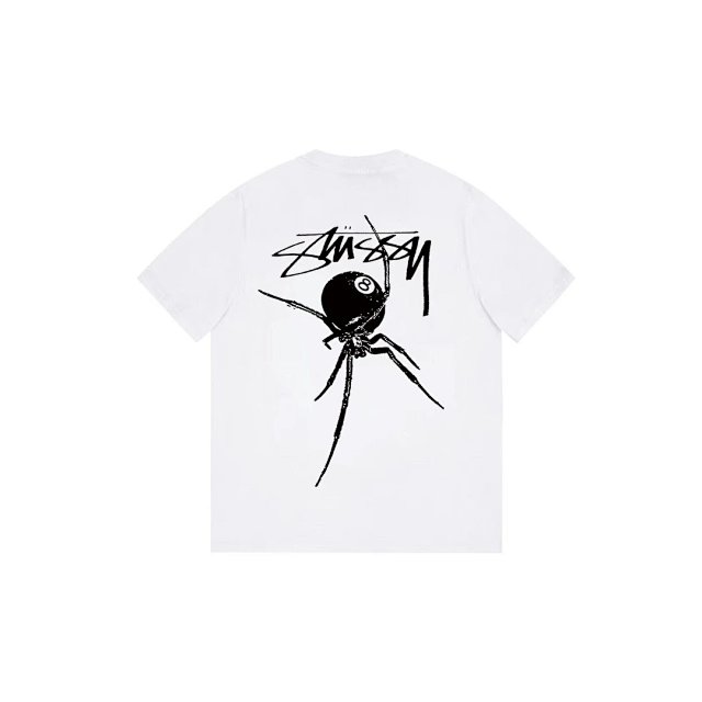 Stussy Stussy White Spider Graphic Cotton T-Shirt Unisex Streetwear - Buy on Kakobuysheetfind