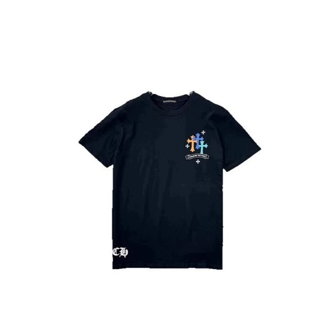 Chrome Hearts Chrome Hearts Black Cross Cotton Tee Unisex Loose Streetwear - Buy on Kakobuysheetfind