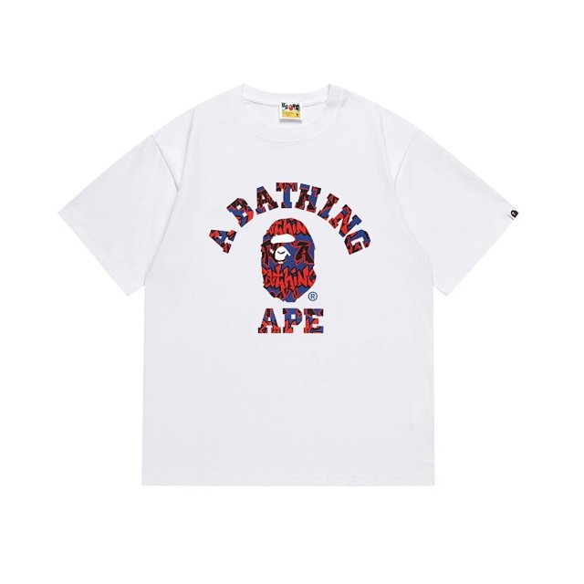 A Bathing App BAPE White Camo Ape Head Cotton Unisex T-Shirt - Buy on Kakobuysheetfind