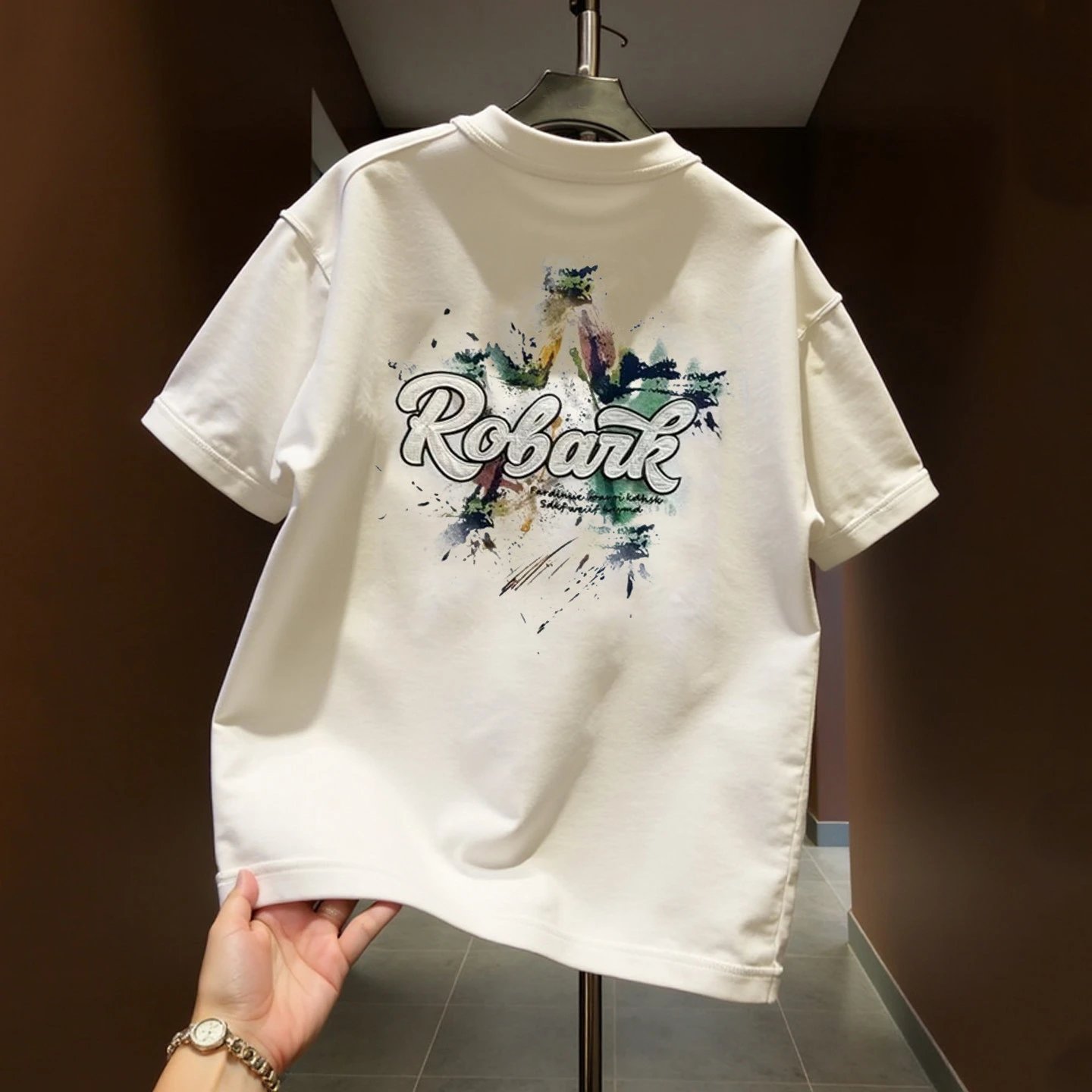 Other Robark White Graffiti Cotton Street Style T-Shirt - Buy on Kakobuysheetfind