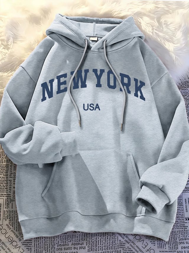 Other HoodiesOther New York Light Grey Unisex Streetwear Hoodie - Buy on Kakobuysheetfind
