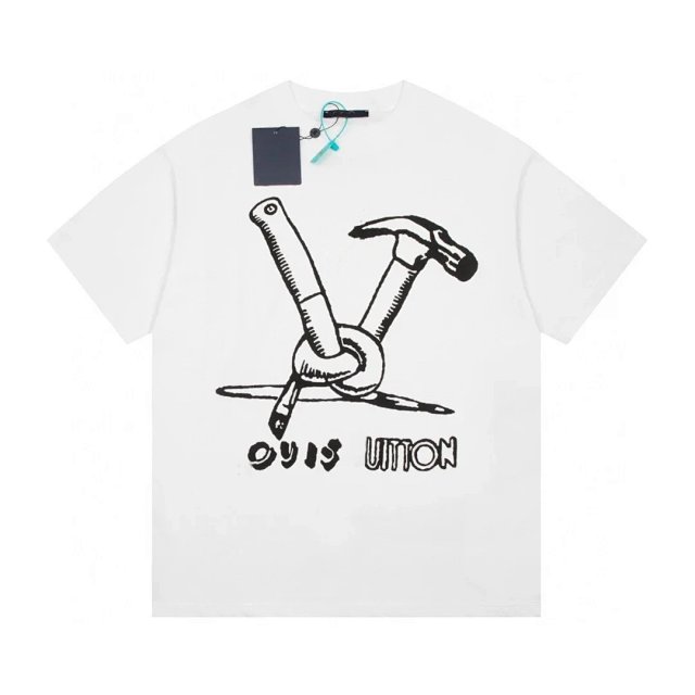 Louis Vuitton Louis Vuitton White Tool Graphic Cotton T-Shirt Unisex - Buy on Kakobuysheetfind