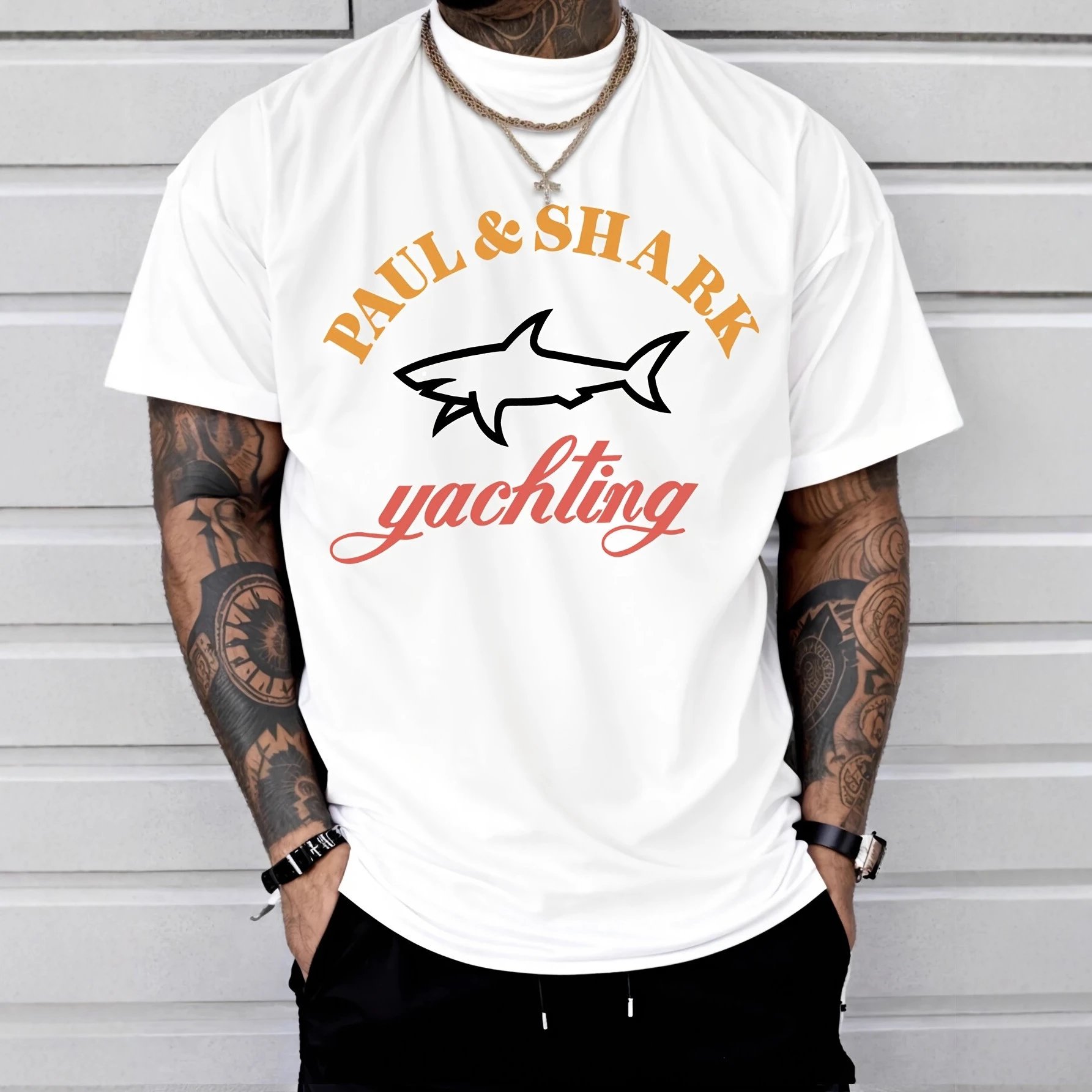 Other Paul & Shark White Nautical Shark Graphic T-Shirt - Buy on Kakobuysheetfind