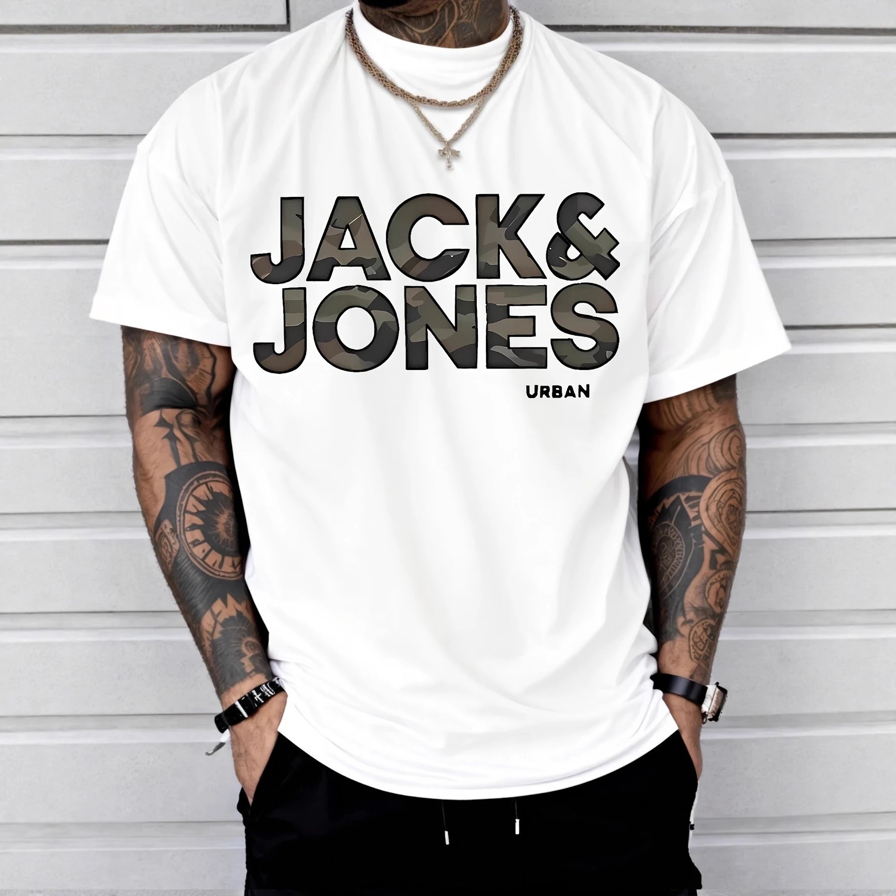 Jack Jones Jack & Jones Urban White Camo Logo T-Shirt - Buy on Kakobuysheetfind