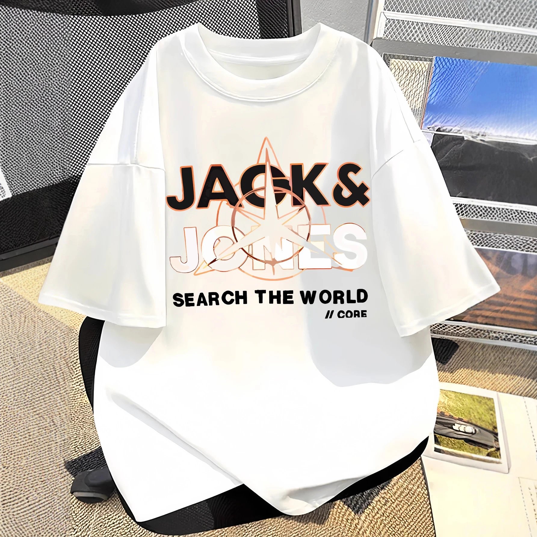 Jack Jones Jack & Jones Urban Explorer White Cotton T-Shirt - Buy on Kakobuysheetfind