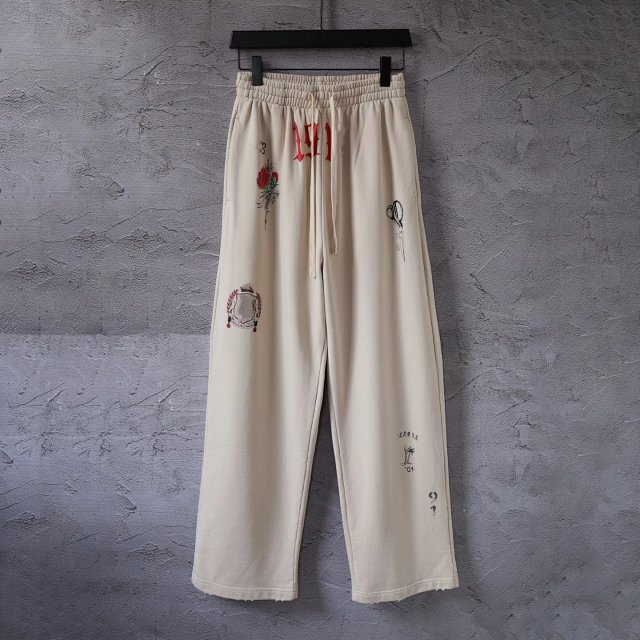 Balenciaga Balenciaga Off White Graffiti Wide Leg Cotton Pants - Buy on Kakobuysheetfind