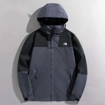 The North Face The North Face Gray Black Windproof Hooded Shell Jacket - Buy on Kakobuysheetfind