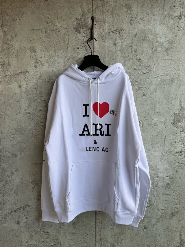 Balenciaga Balenciaga White Heart Graphic Unisex Cotton Hoodie - Buy on Kakobuysheetfind