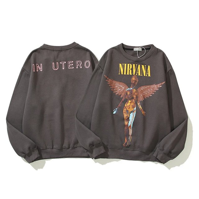 Other Nirvana Vintage Gray Unisex Rock Sweatshirt - Buy on Kakobuysheetfind