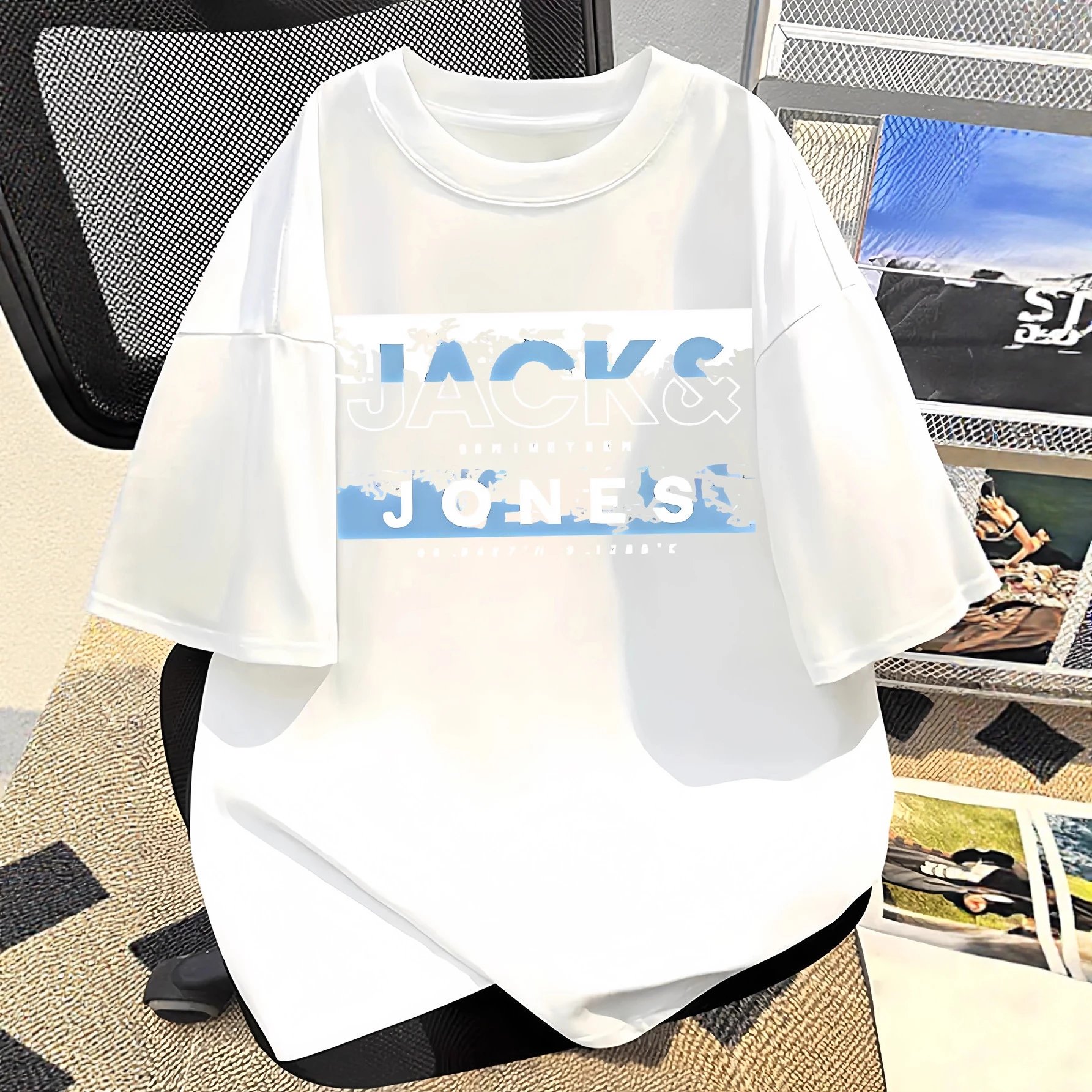 Jack Jones Jack & Jones White Cotton Logo T-Shirt - Buy on Kakobuysheetfind
