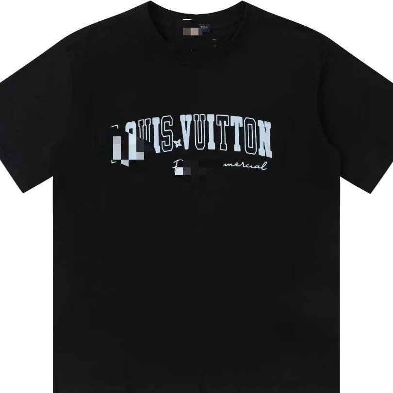 Louis Vuitton Louis Vuitton Black Cotton Logo Crew Neck T-Shirt - Buy on Kakobuysheetfind