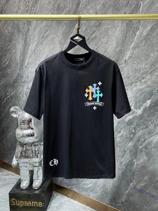 Chrome Hearts Chrome Hearts Black Cotton Cross Logo Graphic T-Shirt - Buy on Kakobuysheetfind