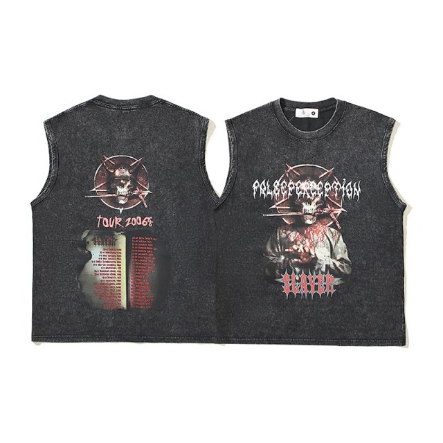 Other Other Vintage Skull Sleeveless Rock Tour 2006 Tee - Buy on Kakobuysheetfind