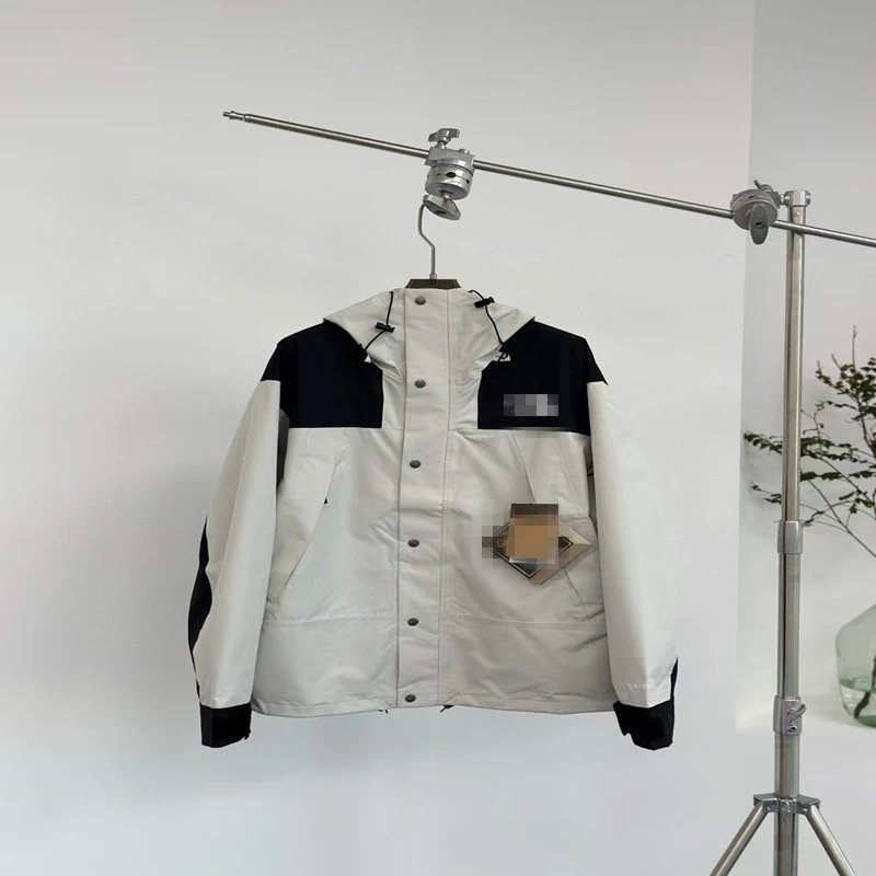The North Face The North Face White Black Waterproof Hooded Jacket - Buy on Kakobuysheetfind