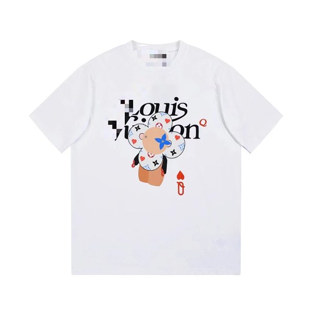 Louis Vuitton Louis Vuitton White Floral Playing Card Logo T-Shirt - Buy on Kakobuysheetfind