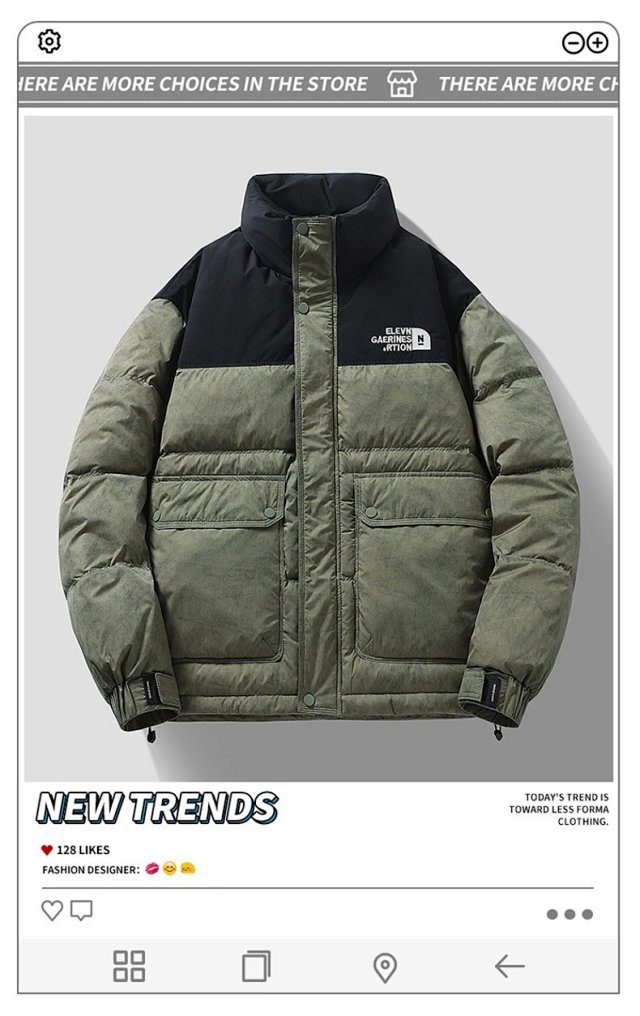 The North Face The North Face Olive Black Windproof Down Puffer Jacket - Buy on Kakobuysheetfind