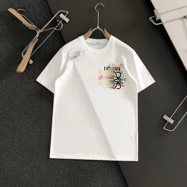 Loewe Loewe White LOVE Anagram Embroidered Cotton T-Shirt - Buy on Kakobuysheetfind