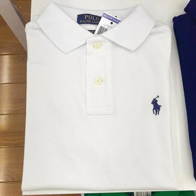 Ralph Lauren Polo Ralph Lauren White Pique Polo Shirt Navy Pony - Buy on Kakobuysheetfind