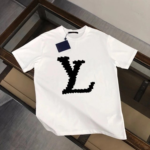  Louis Vuitton Louis Vuitton Pixel LV White Cotton T-Shirt Unisex - Buy on Kakobuysheetfind