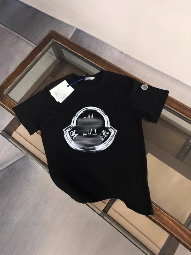 Moncler Moncler Black Cotton Logo Graphic Crew Neck T-Shirt - Buy on Kakobuysheetfind