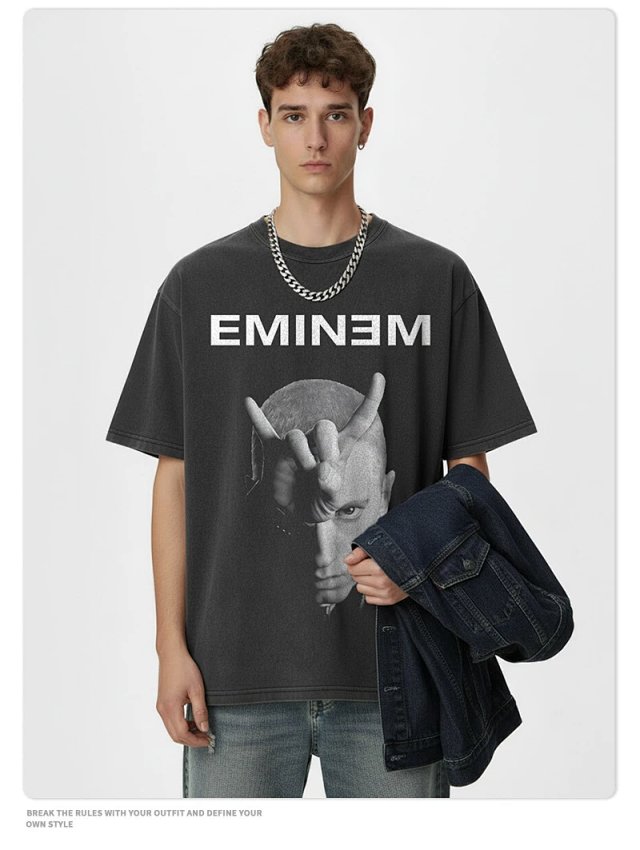 Other Eminem Vintage Black Cotton Graphic T-Shirt - Buy on Kakobuysheetfind