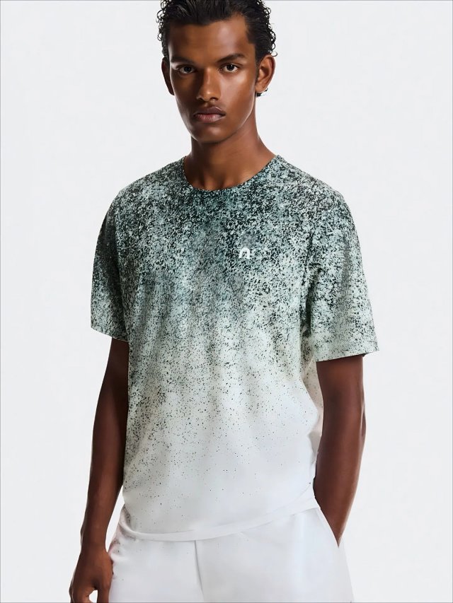 On Running On Running Men's Green Splatter Quick-Dry T-Shirt - Buy on Kakobuysheetfind