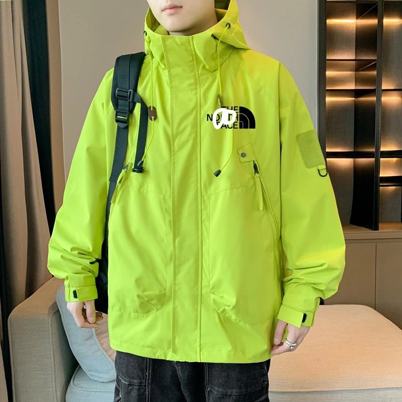 The North Face The North Face Neon Green Waterproof Hooded Shell Jacket - Buy on Kakobuysheetfind