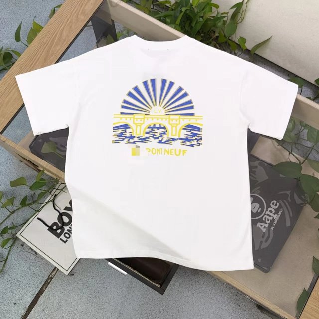 Louis Vuitton Louis Vuitton Pont Neuf Sunrise White Cotton T-Shirt - Buy on Kakobuysheetfind