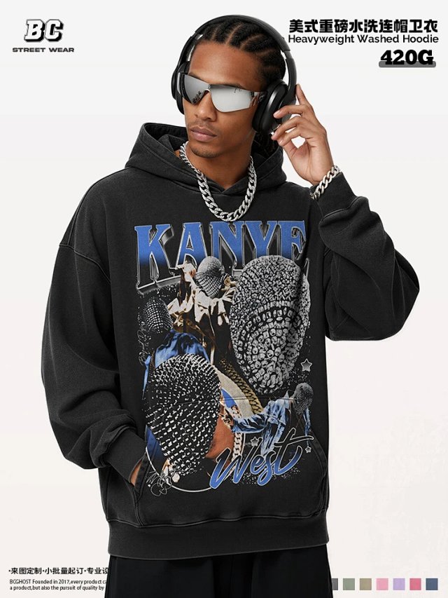 Other BC Street Wear Retro 420G Cotton Washed Hoodie - Buy on Kakobuysheetfind