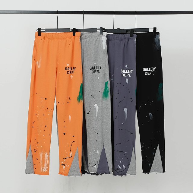 Gallery Dept Gallery Dept Orange Paint Splatter Sweatpants - Buy on Kakobuysheetfind