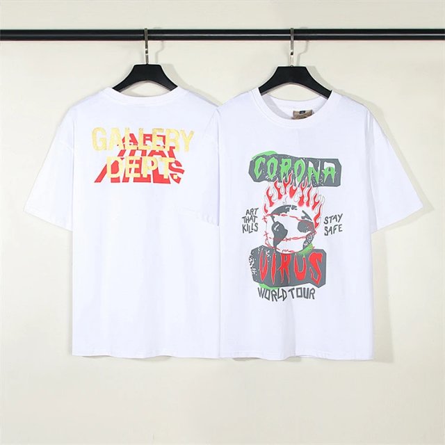 Gallery Dept Gallery Dept White Corona Virus World Tour T-Shirt - Buy on Kakobuysheetfind