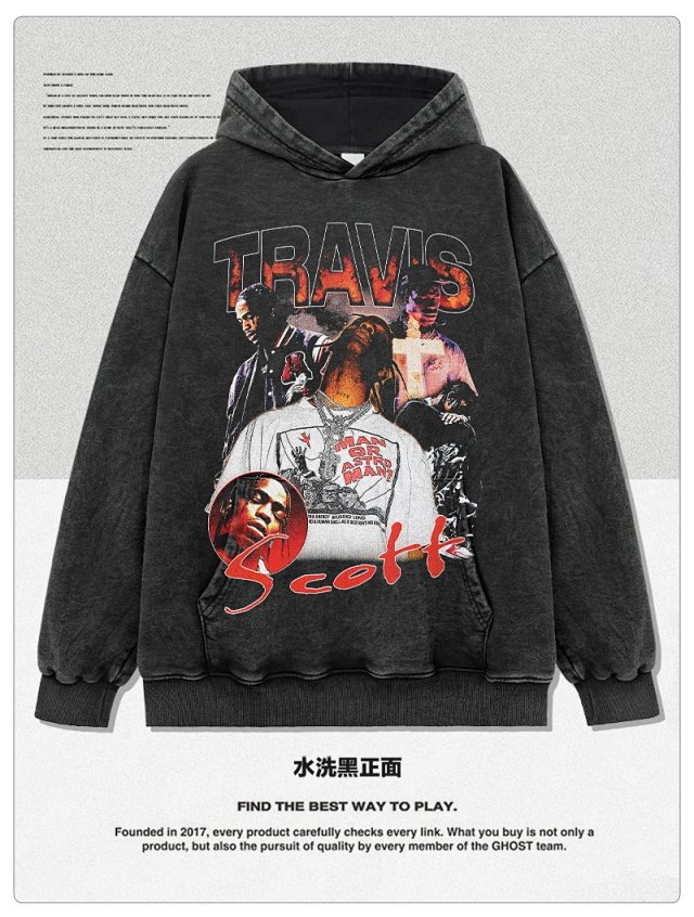 Other Vintage Graphic Streetwear Black Hoodie for Men - Buy on Kakobuysheetfind