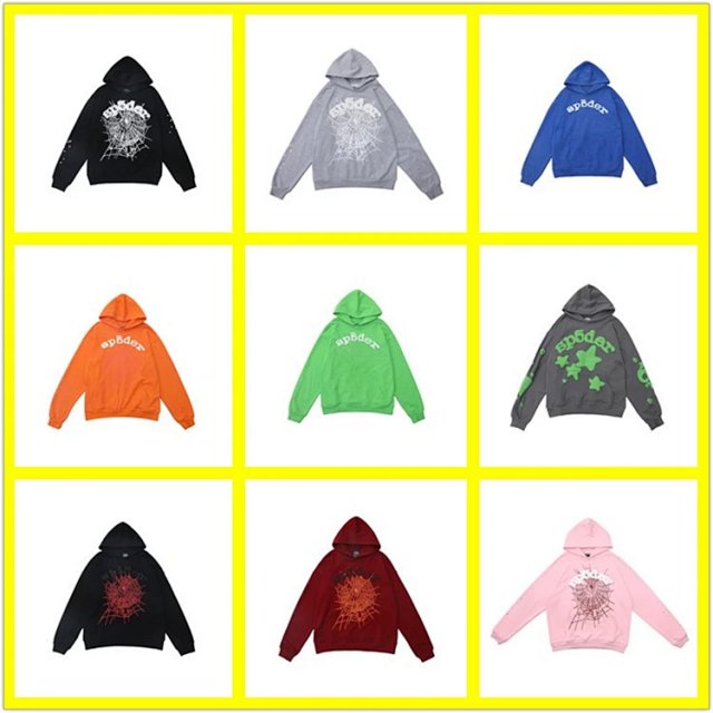 Sp5der Sp5der Black Spider Web Graphic Unisex Pullover Hoodie - Buy on Kakobuysheetfind