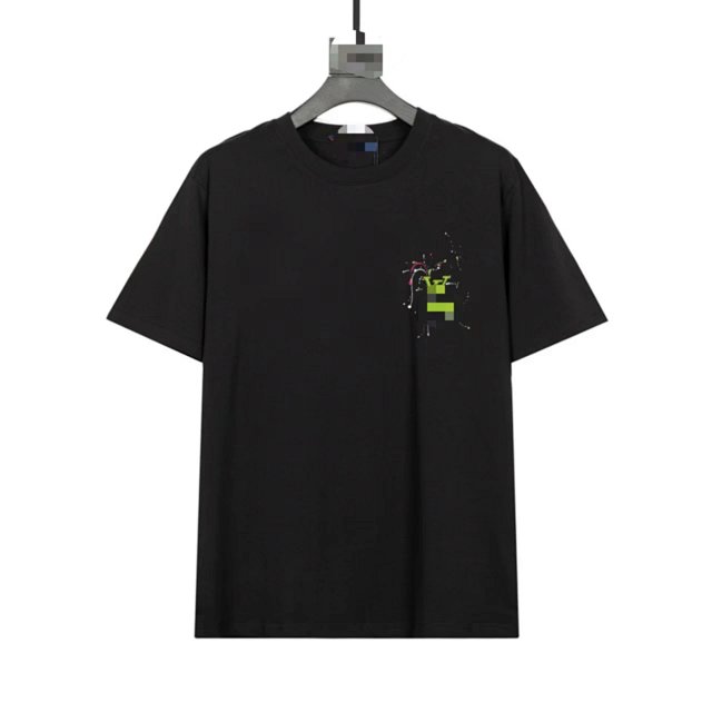 Louis Vuitton Louis Vuitton Black Spray Paint Graphic Cotton T-Shirt - Buy on Kakobuysheetfind