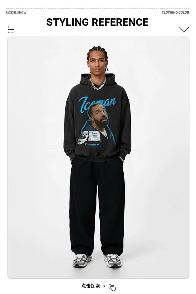 Other HoodiesOther Iceman Black Graphic Streetwear Hoodie - Buy on Kakobuysheetfind