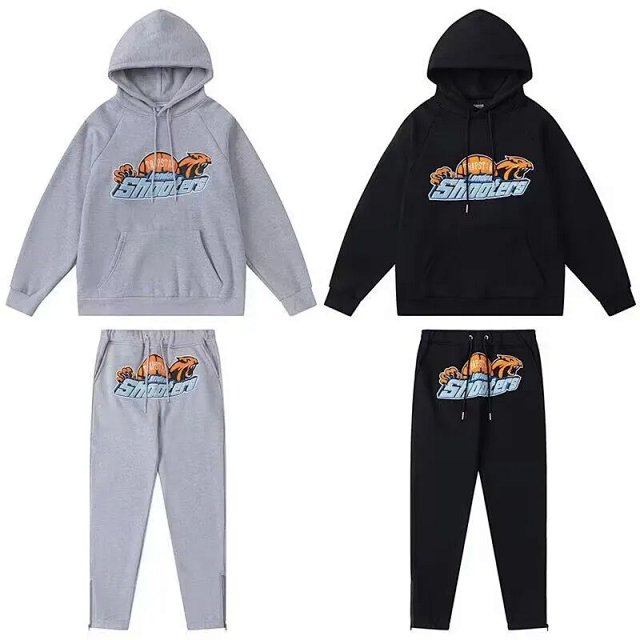 Trapstar Trapstar Grey Hoodie Tracksuit Orange Blue Logo Set - Buy on Kakobuysheetfind