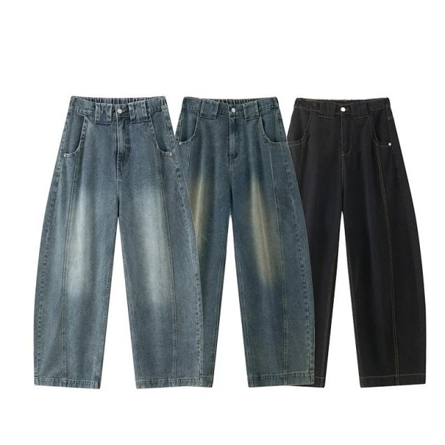 Other PansOther Vintage Light Blue Barrel Leg Jeans Unisex - Buy on Kakobuysheetfind