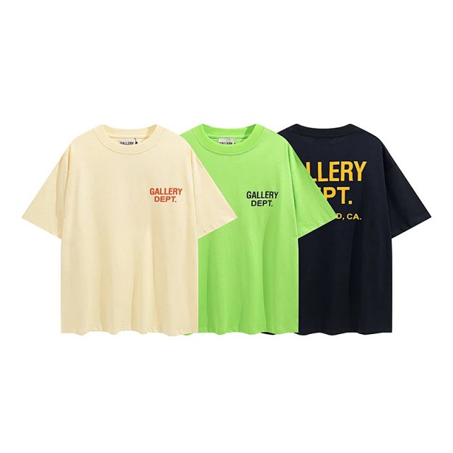 Gallery Dept Gallery Dept Beige Cotton Logo Oversized Streetwear T-Shirt - Buy on Kakobuysheetfind