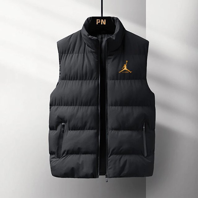 Air Jordan Air Jordan Black Gold Jumpman Stand Collar Down Vest - Buy on Kakobuysheetfind