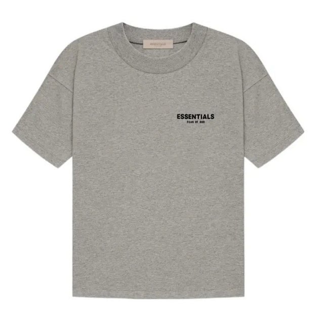 Essentials Essentials Fear of God Grey Crew Neck Logo T-Shirt - Buy on Kakobuysheetfind