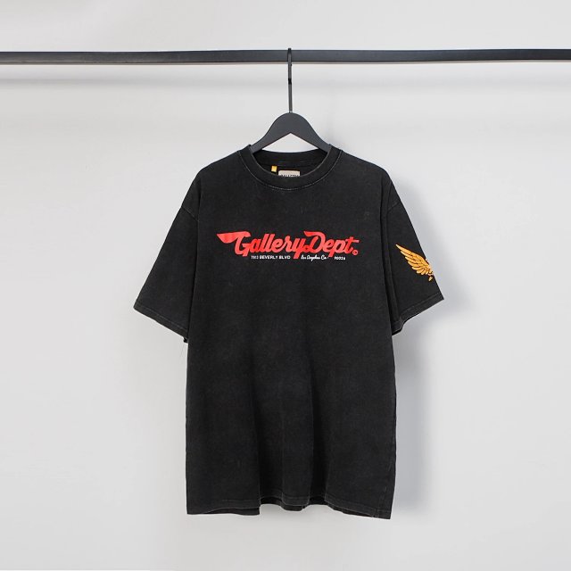 Gallery Dept Gallery Dept Vintage Black Wing Logo Cotton T-Shirt - Buy on Kakobuysheetfind