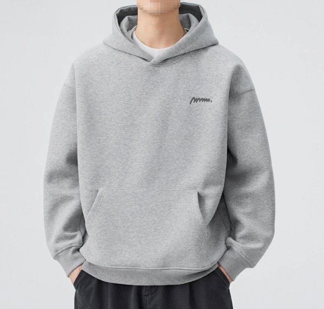Other HoodiesOther Gray Embroidered Fleece Oversized Hoodie - Buy on Kakobuysheetfind