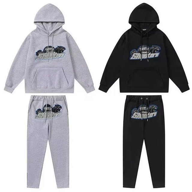 Trapstar Trapstar Panther Print Grey Hoodie Tracksuit Set - Buy on Kakobuysheetfind