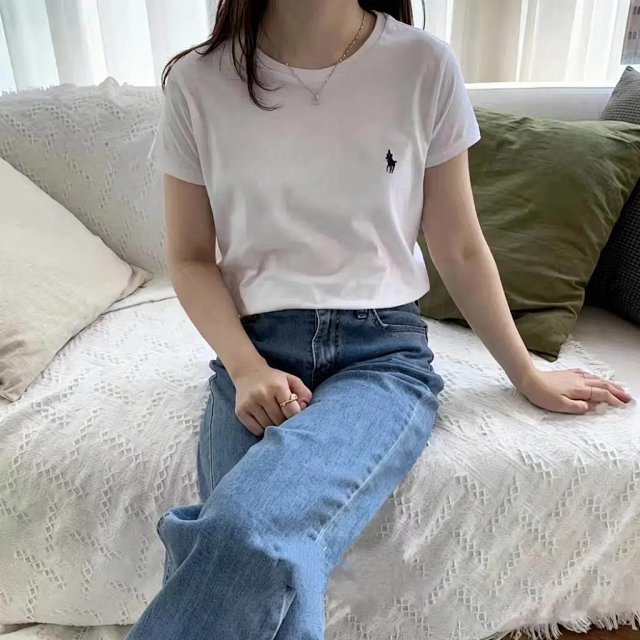 Ralph Lauren Ralph Lauren Women's White Slim Fit Pony Logo T-Shirt - Buy on Kakobuysheetfind